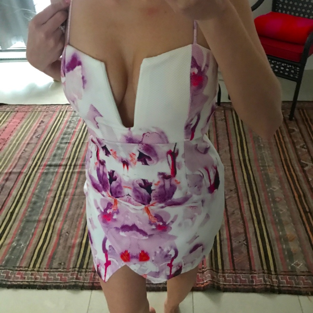 Sexy low cut summer dress